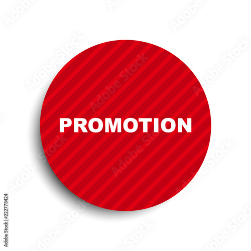 red circle banner element promotion