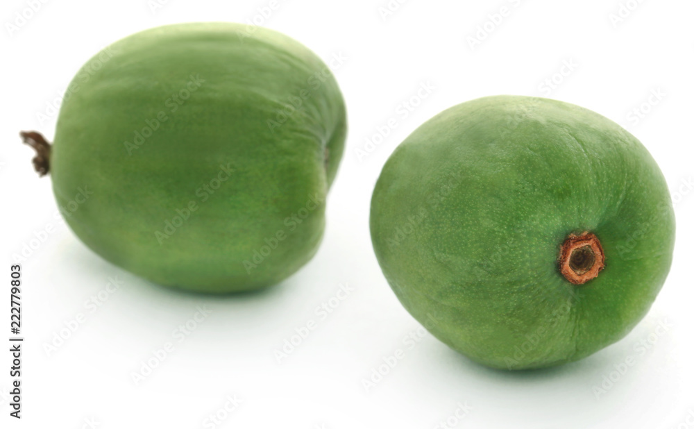 Actinidia arguta known as baby kiwi Actinidia arguta known as baby kiwi