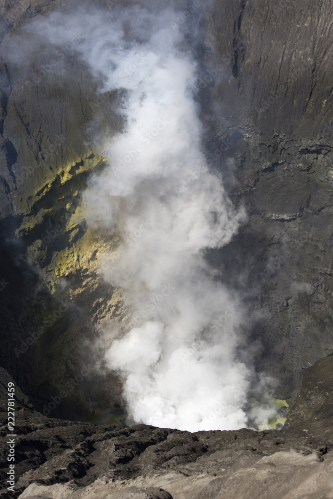 Bromo inside crater view