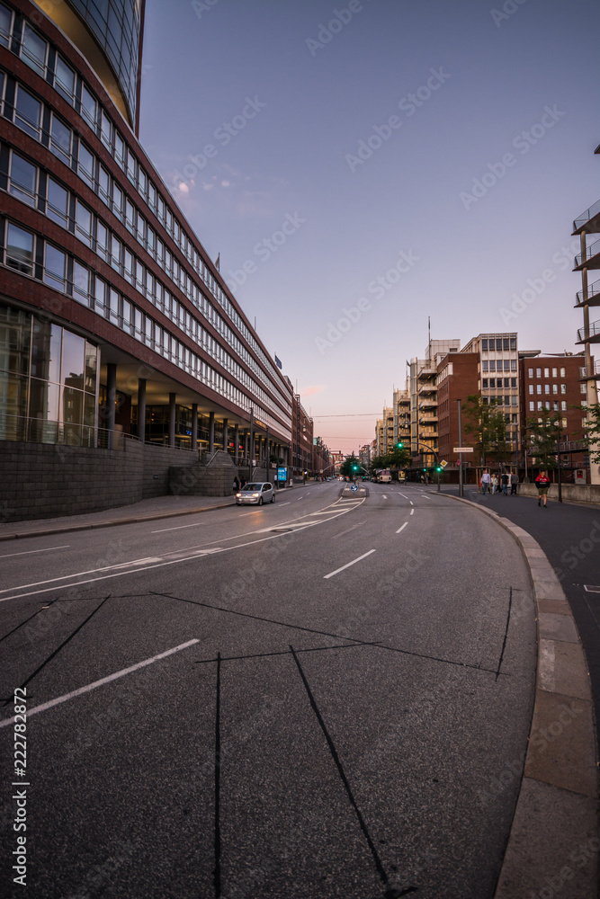 Fototapeta premium Warehouse district of Hamburg (Speicherstadt), Germany.