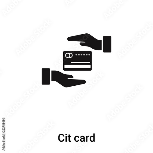 Credit card icon vector isolated on white background, logo concept of Credit card sign on transparent background, black filled symbol