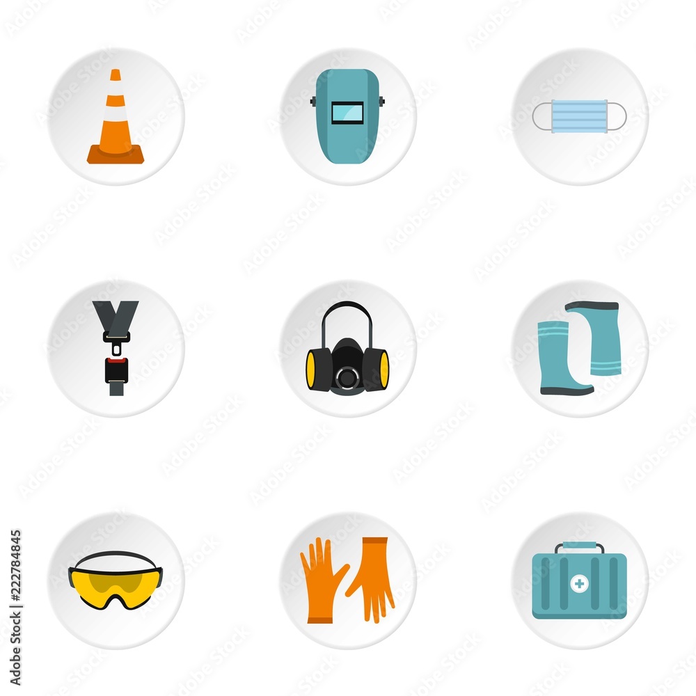 Repairs icons set. Flat illustration of 9 repairs vector icons for web Repairs icons set. Flat illustration of 9 repairs vector icons for web