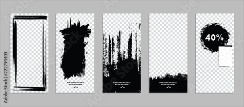 Editable Stories template