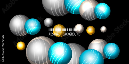 Geometric colorful abstract background