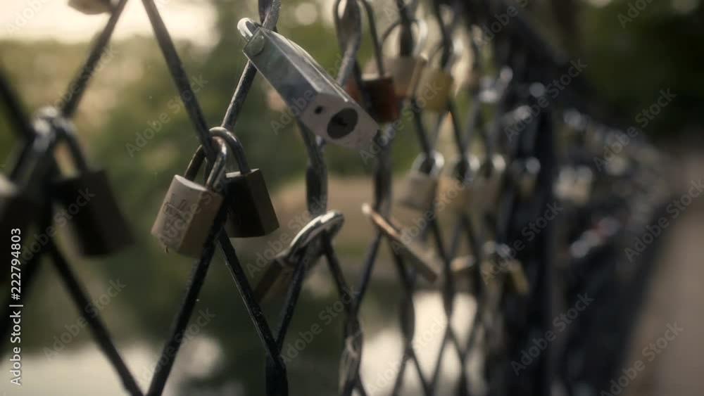 Locks on Fence for Love Locks on Fence for Love