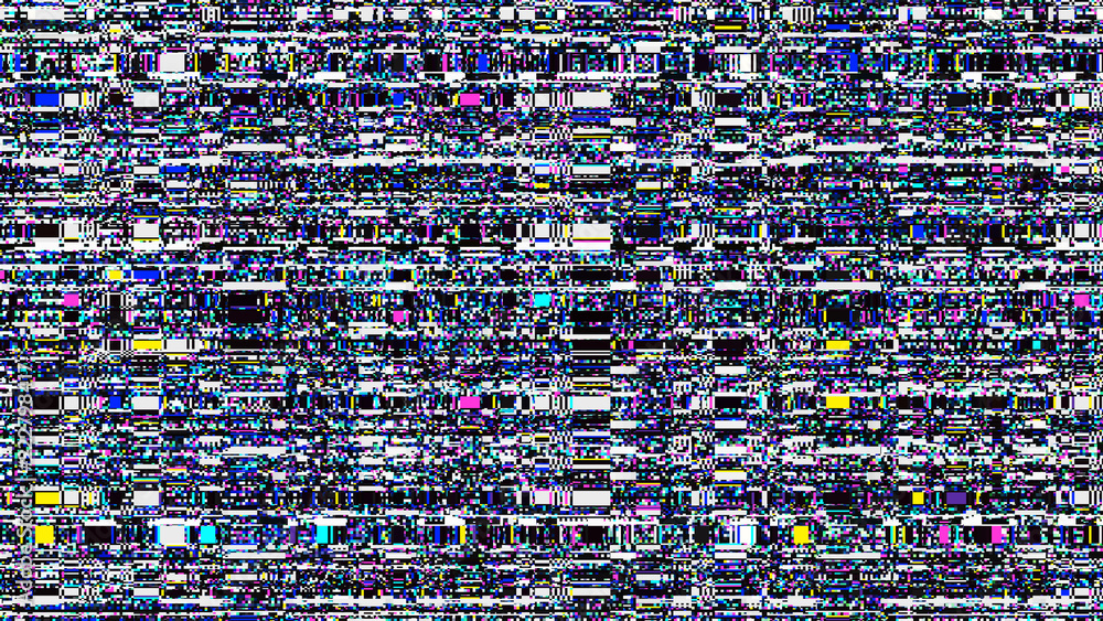 Glitch Background - Stock Motion Graphics