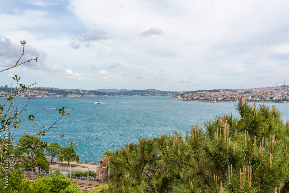 Panoramic view of Istambul from the hills
