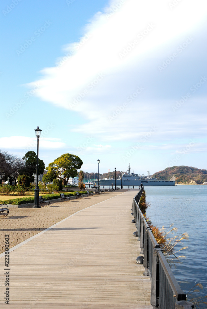 神奈川県横須賀市ヴェルニー公園の風景　日本
