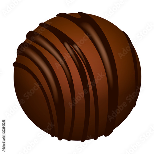 Truffle icon. Isometric of truffle vector icon for web design isolated on white background