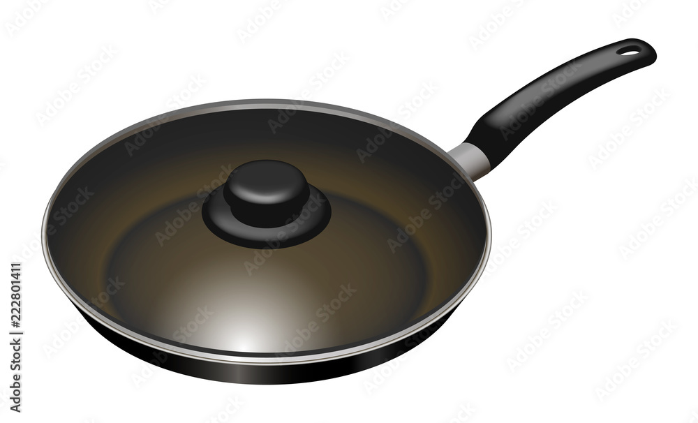 Closed pan icon. Isometric of closed pan vector icon for web design isolated on white background