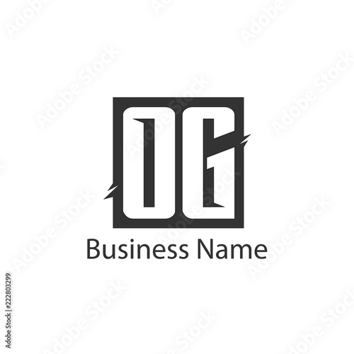 Initial Letter OG Logo Template Design photo