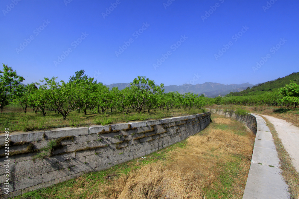 The manger ditch in the Eastern Royal Tombs of the Qing Dynasty, china