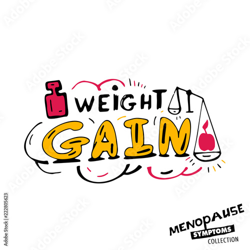 Menopause Symptoms Doodles