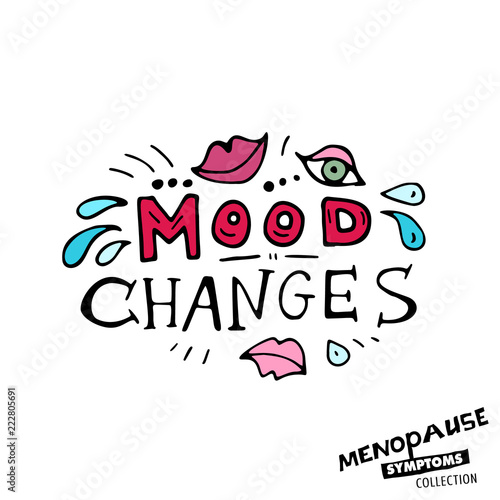 Menopause Symptoms Doodles