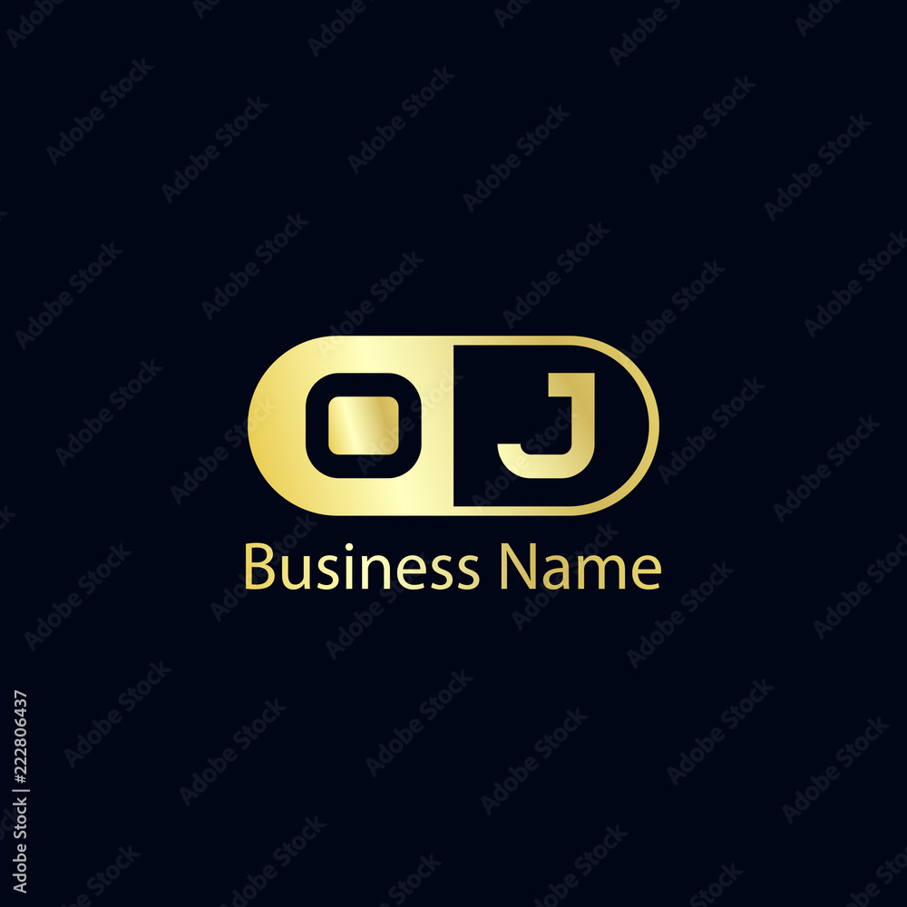 Initial Letter OJ Logo Template Design Initial Letter OJ Logo Template Design
