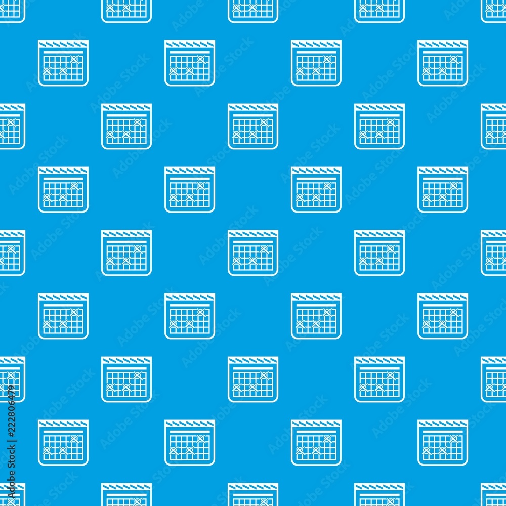 Calendar for schedule pattern vector seamless blue repeat for any use Calendar for schedule pattern vector seamless blue repeat for any use