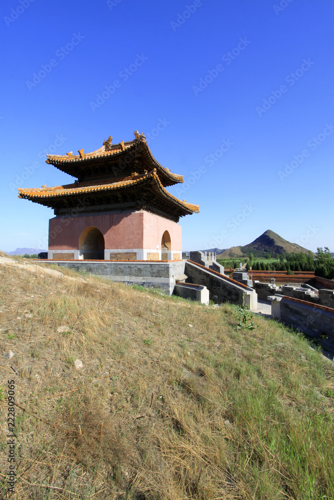 Underground palace of the ZhaoXi Tomb in the Eastern Royal Tombs of the Qing Dynasty, china Underground palace of the ZhaoXi Tomb in the Eastern Royal Tombs of the Qing Dynasty, china