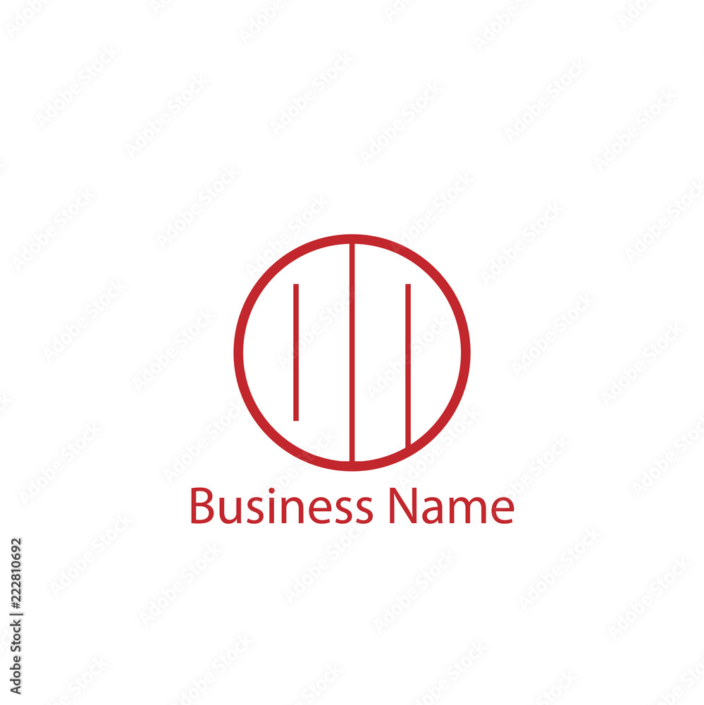 Fototapeta premium Initial Letter ON Logo Template Design