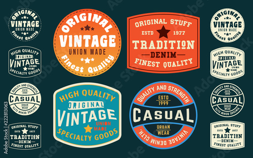Vintage t shirt typography design tag print