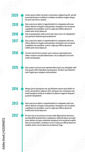 vertical timeline infographics template, workflow, process diagram, vector illustration.