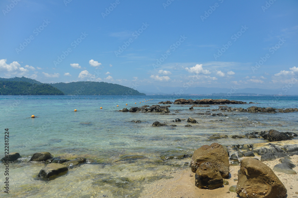 Island Sapi in National park Tunku Abdul Rahman (Malaysia)