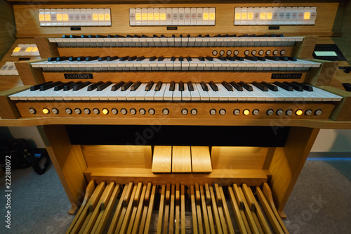 The wooden organ image