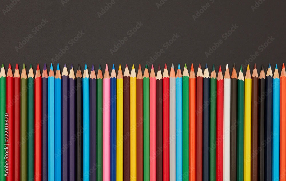 Multi-colored pencils Multi-colored pencils