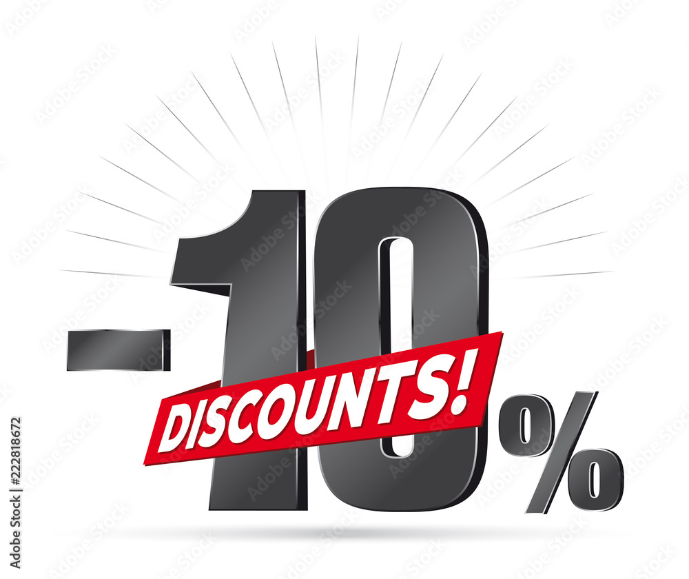 Sale Discounts 10% off