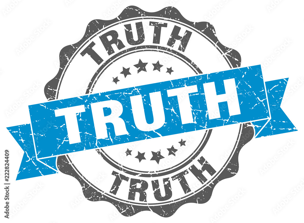 Fototapeta premium truth stamp. sign. seal