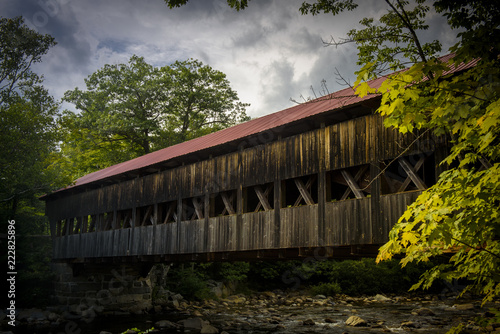 Albany covered bridge in the white mountains photo