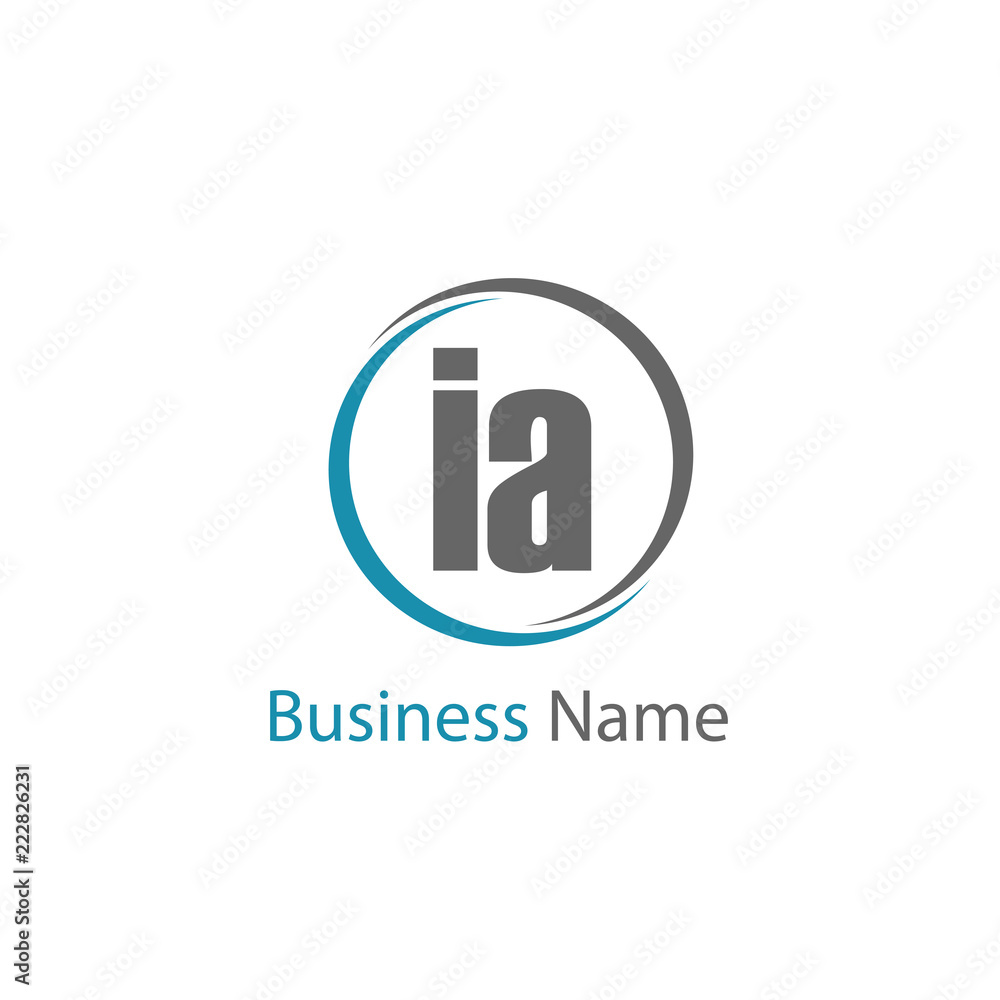 Initial Letter IA Logo Template Design Initial Letter IA Logo Template Design