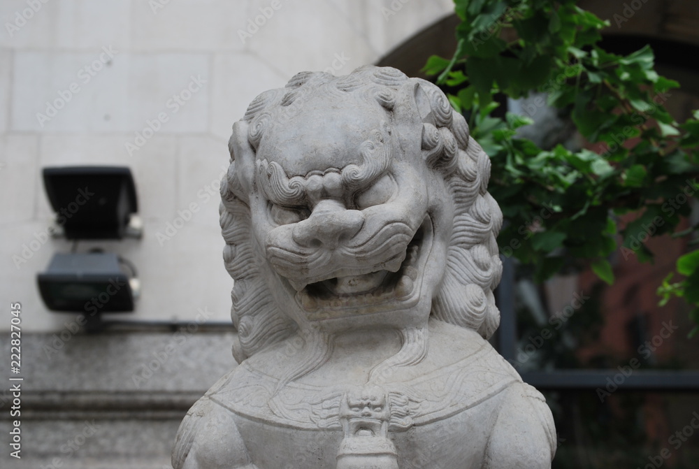 Chinese Guardian Lion, China Town, London