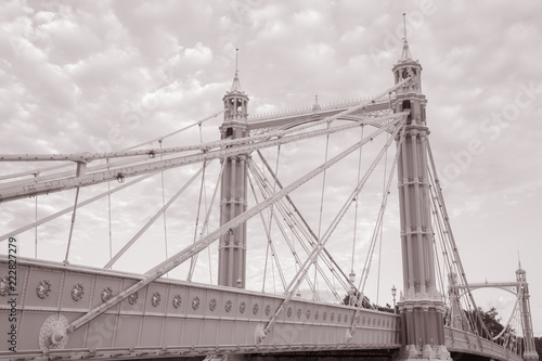Photography Albert Bridge; Chelsea; London; England; UK