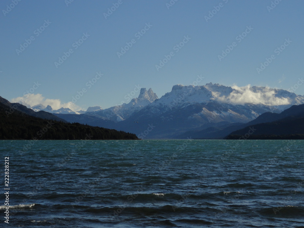 Snowcapped Andes Mountains Patagonia Argentina