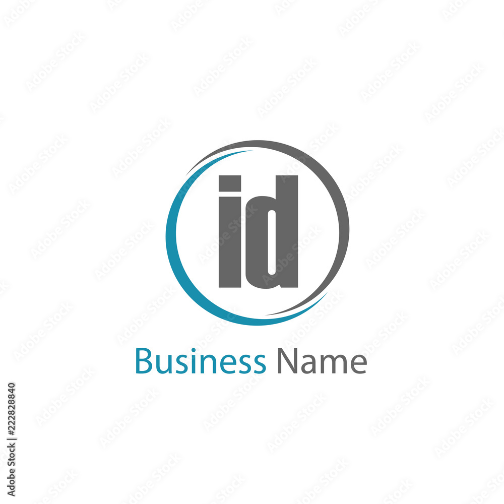 Initial Letter ID Logo Template Design Initial Letter ID Logo Template Design