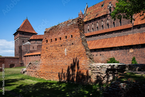 The Malbork Castle of Teutonic Order in Poland