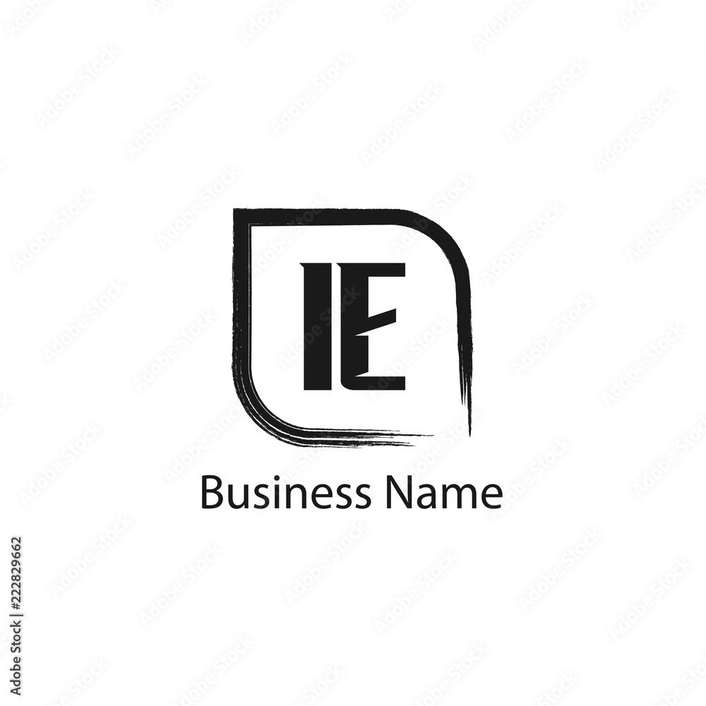 Initial Letter IE Logo Template Design Initial Letter IE Logo Template Design