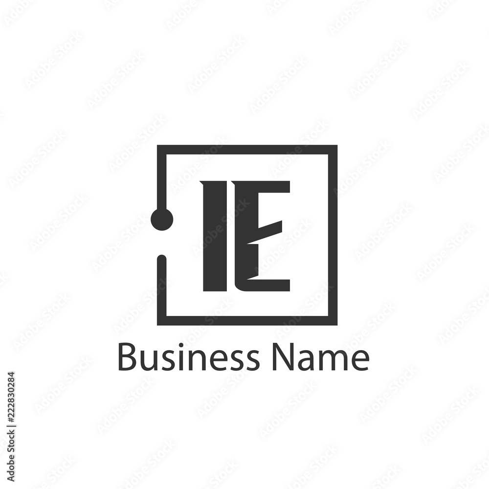 Initial Letter IE Logo Template Design Initial Letter IE Logo Template Design