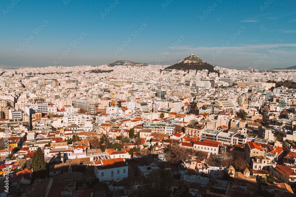 Athens cityscape from aerial view. Ancient Greece architecture. Acropolis parthenon. Acropolis pantheon. Ancient Greece architecture. Athens acropolis Athens cityscape from aerial view. Ancient Greece architecture. Acropolis parthenon. Acropolis pantheon. Ancient Greece architecture. Athens acropolis