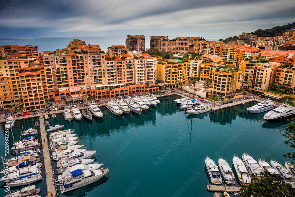 Apartment Buildings at Port de Fontvieille in Monaco