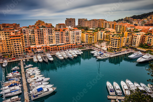 Apartment Buildings at Port de Fontvieille in Monaco