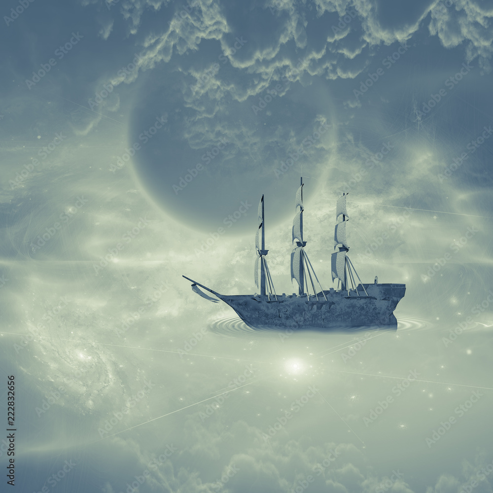 Obraz premium Sky ship