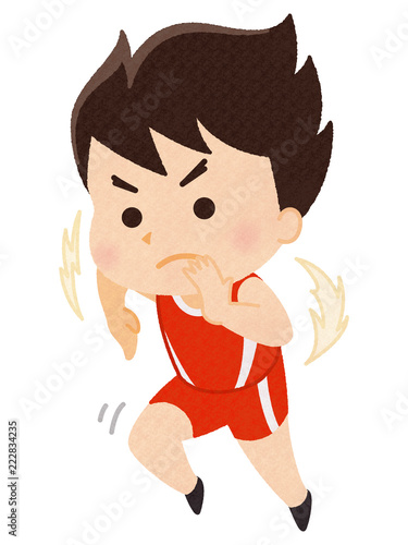 陸上選手 男性 Stock イラスト Adobe Stock