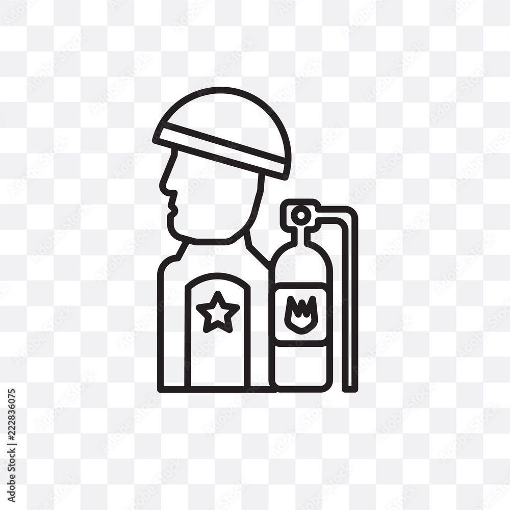 custom made wallpaper toronto digitalfirefighter icon isolated on transparent background. Simple and editable firefighter icons. Modern icon vector illustration.