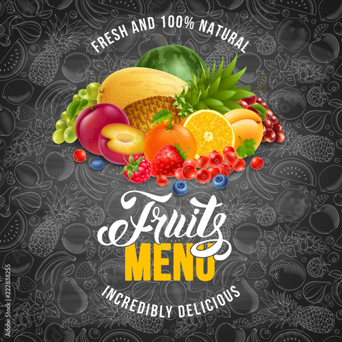 Fruits menu