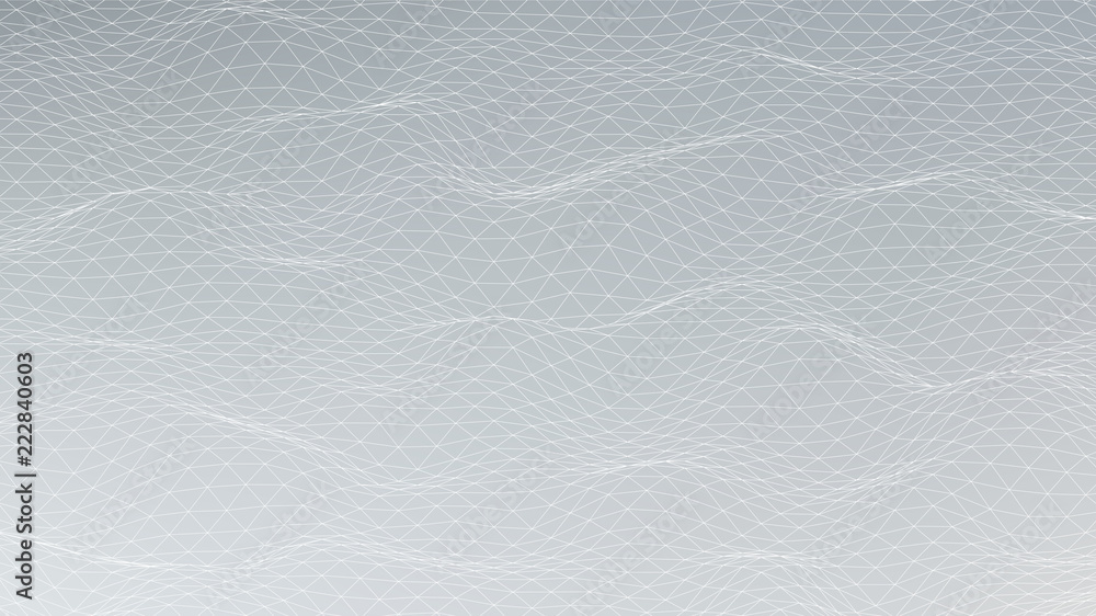 Naklejka premium Futuristic Hud, ui vector grid. Music sound waves set. Audio digital equalizer technology, pulse musical.