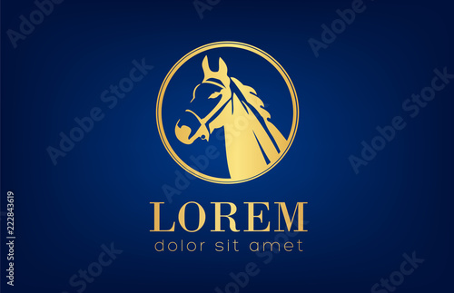 horse logo vector