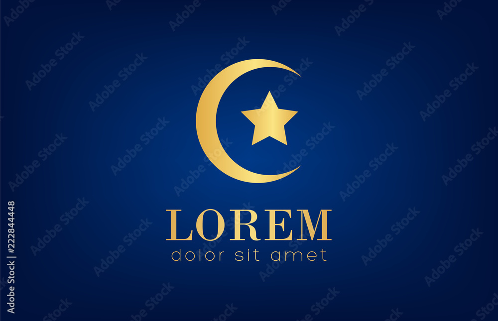 moon and stars logo moon and stars logo