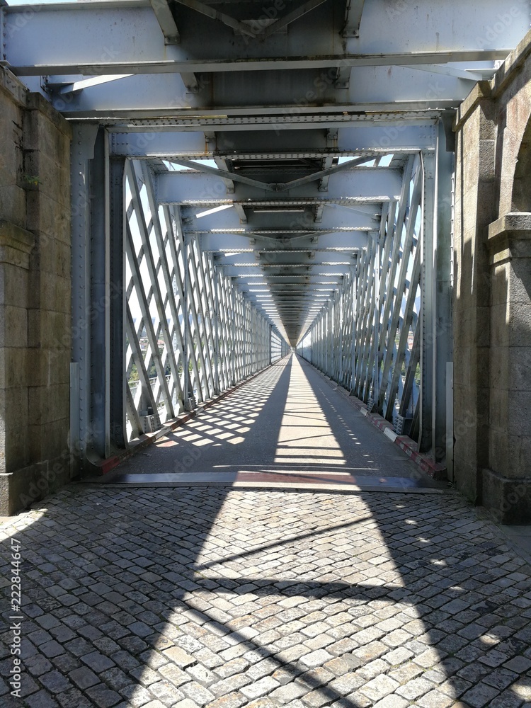 Ponte International, Spain, Portugal, bridge, iron