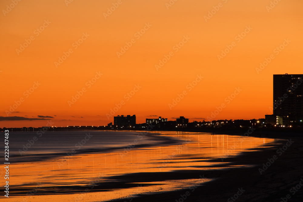 Atlantic Ocean Sunset in Myrtle Beach South Carolina